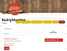 Tablet Screenshot of deboer.budgetbroodjes.nl